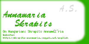 annamaria skrapits business card